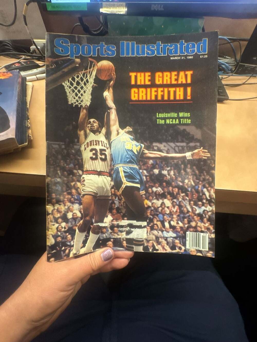 Sports Illustrated Magazine March 31 1980 The Great Griffith Louisville NCAA Tit